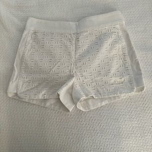 J Crew White Shorts